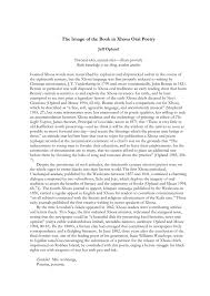 The Image Of The Book In Xhosa Oral Poetry Jeff Opland