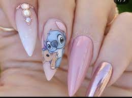Lilo And Stitch Nails Disney Acrylic Nails Coffin Nails Designs Perfect Nails