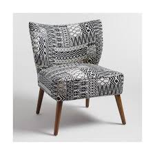 Cost Plus World Market Tribal Jacquard Delani Upholstered Accent Chair 200 Liked Upholstered Accent Chairs White Upholstered Chair Black Upholstered Chair