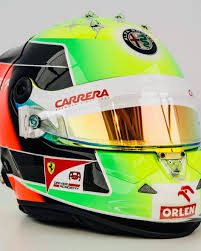 Mick schumacher & alfa romeo f1. Alfa Romeo Helmet Design Of Mick Schumacher For Fp1 Formula1