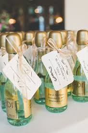 A Classic And Chic Neutral Wedding Glamour Grace Mini Champagne Bottles Wedding Mini Champagne Favors Mini Champagne