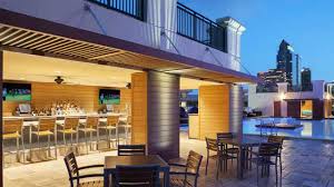 Here's where you can drink (and eat) a little closer to the clouds. Tampa Marriott Water Street Rooftop Bar In Tampa Bay The Rooftop Guide