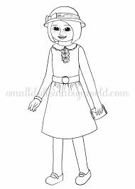 The second picture is the one i traced. Kit An American Girl Coloring Pages