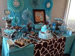 Ideas For Cheap Boy Baby Shower Baby Shower For Parents Baby Shower Giraffe Baby Shower Candy Table Baby Shower Candy