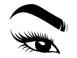 Women Eye Eyebrow Eyelash Eyeball Beauty Human Face Beautiful Make Up Svg Eps Png Vector Clipart D Drawing Face Shapes Human Face Eyelashes