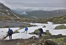 Obwohl trolltunga im jahr von etwa 40.000 touristen besucht wird, gab es dort bis 2015 nur einen tödlichen unfall. Wanderung Zur Trolltunga Auf Der Zunge Des Trolls