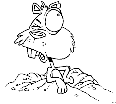 Erdmaennchen Ausmalbild Malvorlage Comics