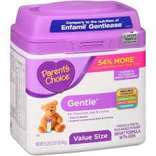 Parent S Choice Gentle Gmo Free Powder Baby Formula 34 Oz Can Walmart Com Baby Formula Parents Choice Parents Choice Formula