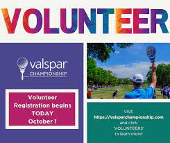 Thanks to the efforts of our. Valspar Championship 2021 Valspar Championship Volunteer Registration Begins Today Sign Up To Volunteer At The Most Colorful Pga Tour Tournament In The World Https Bit Ly 3jhwdvz Facebook