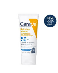 Try these best sunscreens lotions for oily skin! Hydrating Mineral Sunscreen Face Lotion Spf 50 Cerave