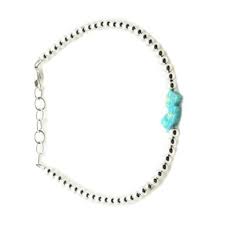New Jersey Opal Beaded Sterling Silver Bracelet By Jerseystateline On Etsy Sterling Silver Bracelets Sterling Silver Bead Beaded
