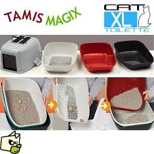 Maison De Toilette Pour Litiere De Chat Tamis Magix Chat Bac A Litiere Toilettes