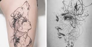The London Tattoo Artist Mowgli Is Making A Name For Himself With His Distinct Abstract Style That Combine Tattoo Design Drawings Swirly Tattoo Abstract Tattoo