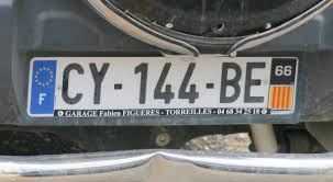 French license plate 971 guadeloupe.jpg 1,333 × 298; France
