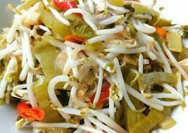 1 sendok makan taoco asin. Resep Toge Cah Sayur Asin Oleh Igna Cooking Cookpad