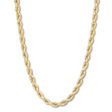 Maybe you would like to learn more about one of these? Men S Rope Chain Necklace 14k Yellow Gold 26 Length Kay