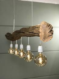 Deckenleuchte Der Alten Eichenzweig Alten Deckenleuchte Eichenzweig Holz Hangelampe Deckenlampe Holz Diy Lampen
