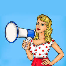 как сделать фотографию в стиле поп арт в фотошопе Pop Art Girl With Megaphone Pop Woman Girl Png And Vector With Transparent Background For Free Download Pop Art Girl Pop Art Comic Girl Pop Art