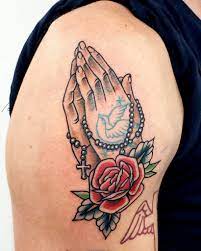 Some of cross tattoos may look very cool when they are mixed up with other designs like praying hands, rose, butterfly, and flying dove. 101 Amazing Praying Hands Tattoo Ideas You Will Love Outsons Men S Fashion Tips And Style Guide For 2020