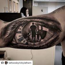 Although these tattoos are slightly sized and shaped differently to properly cover each man's arm, the lions are mirror images of each other. 150 Cool Father Son Tattoos Ideas 2021 Symbols Quotes Baby Designs For Dads