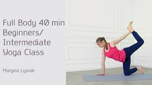 She posts free yoga classes on youtube every monday. Full Body 40 Min Beginners Intermediate Yoga Class Youtube