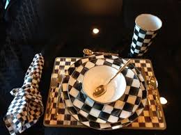 Black And White Checkered Dinnerware Black And White Black And White Decor Black And White Kourtney Kardashian