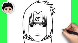 How To Draw Sasuke Uchiha | Naruto - Easy Tutorial - Youtube