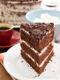 Looking for an easy cake recipe? Chocolate Chiffon Cake With Whipped Cream Frosting The Unlikely Baker