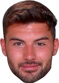 Liam Reardon Love Island Fancy Dress Cardboard Celebrity Face Mask