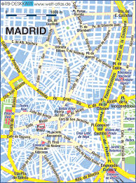 On madrid map 360° you can download in pdf or print useful and practical maps of madrid in spain. Map Of Madrid Center City In Spain Welt Atlas De
