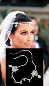 Cristal De Front Bande Argent Bande De Mariage De Kim Kardashian Coiffure Annees 1920 Accessoires Cheveux Mariage Coiffes De Mariage Accessoire Cheveux Mariage