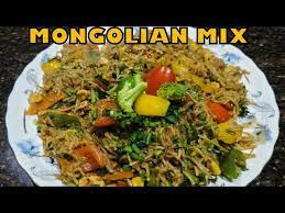 Learn how to make/prepare mongolian beef rice by following this easy recipe. Mongolian Mix Rice And Noodle Recipe Continental Dish Youtube