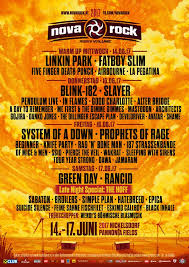 It is located in burgenland, the easternmost federal state of austria, near nickelsdorf and the hungarian and slovak borders. Day Line Up What S Your Nova Rock Festival Facebook