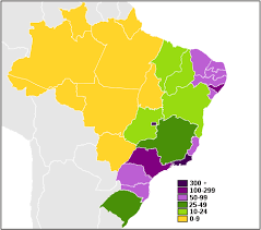 Which country has the largest population in the world. List Of Brazilian States By Population Density Wikipedia