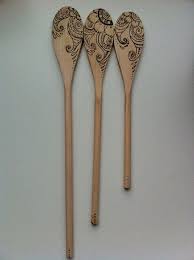 Decorative Wooden Spoons Wood Burned Designs Etsy Wood Burn Designs Wooden Spoons Wood Burning