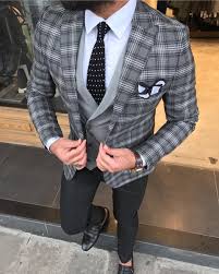 Men's grand slam motionflow 360 plaid golf shorts. Joseph Gray Black Plaid Slim Fit Suit Slim Fit Suit Men Fashion Suits For Men Designer Suits For Men