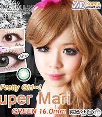 韓国コンタクト、遠視用、乱視用カラコン専門店アイレンズ、[グリーン/GREEN] スーパーマリー