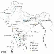 The first sites to be inscripted were ajanta caves, ellora caves, agra fort, and taj mahal, of which all were inscribed in the 1983 session of the world heritage committee. Mark The Paleolithic And Neolthic Sites On The Map Brainly In