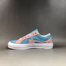 We don't know when or if this item will be back in stock. Converse X Tyler The Creator Golf Le Fleur One Star Pink Blue The Sole Line