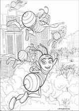Free printable bumblebee coloring pages. Bee Movie Coloring Pages Coloringbook Org