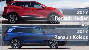 2017 Renault Kadjar Vs 2017 Renault Koleos Technical Comparison Youtube