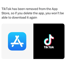It's official Apple and Google have just officially removed TikTok from  their app stores. The app is now offline and the U.S. ban is now in effect.  What are your thoughts? 🤔👇 #