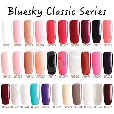 Details About Bluesky Classic Range Uv Led Soak Off Gel Nail