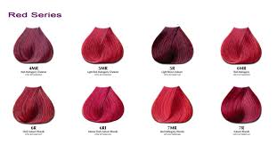 Developlus Satin Hair Color Chart Reds Red Hair Color
