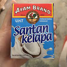 Tunggu kuih suam baru keluarkan.kalau tak habis rosak. Santan Ayam Brand 200 Ml Coconut Milk Ayam Brand Santan Kotak Shopee Malaysia