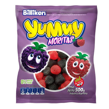 Gomitas Yummy Moritas por 500 gramos