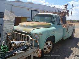 Vintage Chevy 6500 Wrecker 1956 Chevy Truck Tow Truck Chevy