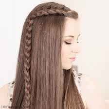 Braids are easily one of the quickest hairstyles. One Sided French Braid Hairstyle Tutorial Fab Fashion Fix Braided Hairstyles Braids For Long Hair Braided Hairstyles Easy