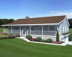 Ranch home porches not only add immense appeal but all also comfort and functionality. Traditional Style House Plan 20198 With 3 Bed 2 Bath 2 Car Garage Country Style House Plans Mobile Home Porch Ranch Style Homes