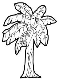Banana Tree Coloring Page Printable Fruit Coloring Pages Tree Coloring Page Pumpkin Coloring Pages